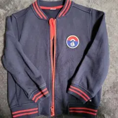 PETIT BATEAUネイビー ジッパー付きジャケット 120