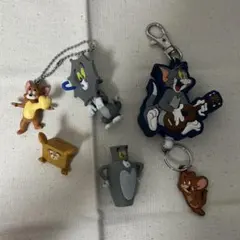 トムアンドジェリー　ガチャガチャ&ラバーリールキーホルダー　まとめ売り