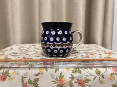 新品未使用 ポーリッシュポタリー Artystyczna社 デザートカップ ポーリッシュマグ・大 ポーリッシュポタリー(ポーランド食器)