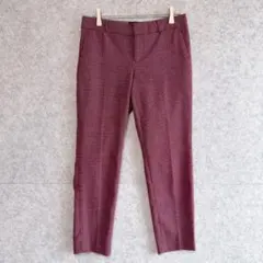 【バナナリパブリック】 ドット柄 クロップド丈 スラックス パンツ オシャレ