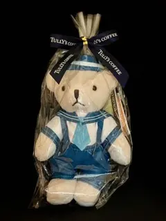 TULLY'S COFFEE セーラー服クマぬいぐるみ