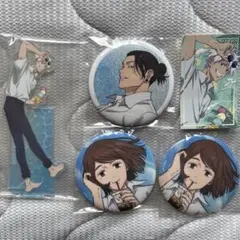 セガラッキーくじ　呪術廻戦　明昼の刻　五条悟　アクリルスタンド　缶バッジ