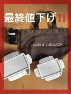 DEAN & DELUCA (トートS +ブラックエコバッグ+お弁当箱)4点