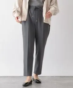 グローバルワーク　ジョーゼットテーパードパンツ