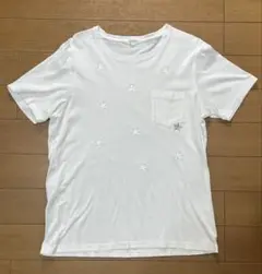 星スターデザイン ホワイトTシャツ PLST
