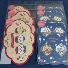 ダイカットポストカードセット　ちいかわ　いちごケープ　いちごパンツ　ナガノ　苺