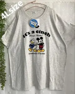 新品✻未使用✻ 4L ミッキー&ドナルドグータッチTシャツ 大きいサイズのサムネイル