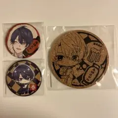 にじさんじ 春崎エアル DMMスクラッチくじ 缶バッジ コルクコースター