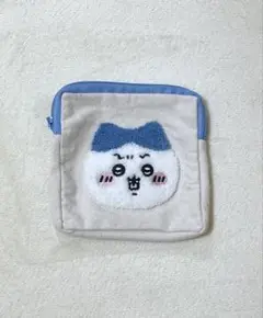 ハチワレ もこもこポーチ
