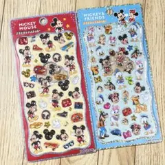 ❤︎正規品❤︎ プチドロップステッカー　ミッキー　ミッキーフレンズ　2枚セット