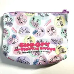 PEANUTS スヌーピー 75周年アニバーサリーポーチコレクション　台形ポーチ