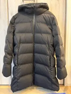 【美品】ユニクロ　シームレスダウンコート　ブラック　XL