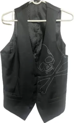 【希少】Roen(ロエン)フロントレザーベスト/レオパード/スワロフスキースカル 2025年最新】Roen メンズ ベストの人気アイテム - メルカリ