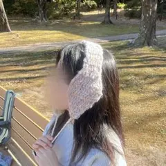 イヤーマフ かぎ針編み 編み物 耳当て ハンドメイド 手編み ファッション小物