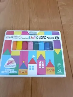 SAKURA さんかくクーピーペンシル 8色セットのサムネイル