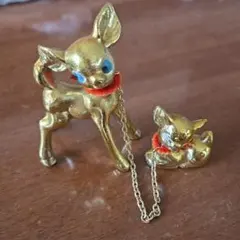 バンビ 鹿 陶器 置物 インテリア 美術品 アンティーク雑貨 - メルカリ