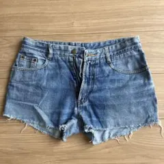 デニムショートパンツ L