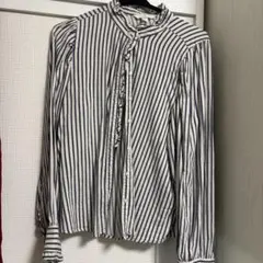 H&M シャツ ストライプ