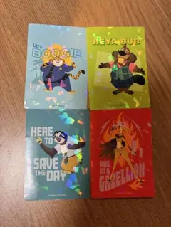 ズートピア2 ナムコキャンペーンステッカー　4枚セット