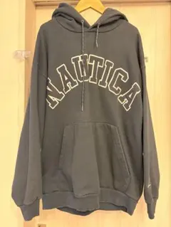 NAUTICA パーカー　ネイビー　Lサイズ相当