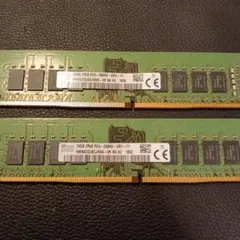 メモリ 16GB×2枚=32GB DDR4-3200 SKHynix 0807 - メルカリ