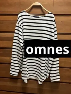 omnesボーダー長袖Tシャツ オムネス