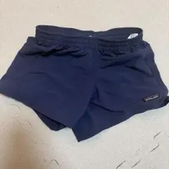 patagonia ハーフパンツ　水着　 7-8 sサイズネイビー