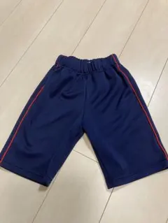 KSC体操教室　短パン　ネイビー体操服用ショートパンツ サイド赤ライン