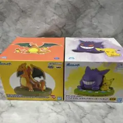 ポケットモンスター くつろぎタイム ピカチュウ＆ゲンガー フィギュア