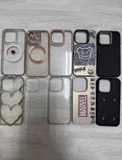 【即日発送‼️】iPhone15Pro スマホケース まとめ売り＋保護ガラス付き