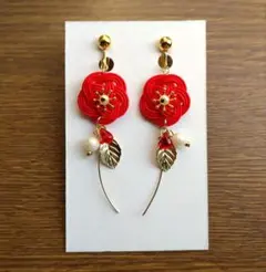 ‪ꫛꫀꪝ ✾No.244✾ 梅結びのピアス