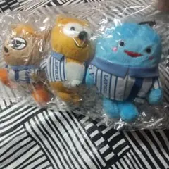 Ponta ぬいぐるみ LAWSON ストライプシャツ　キーホルダー　ポン太 Ponta ぬいぐるみ LAWSON ストライプシャツ キーホルダー ポン太