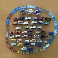 電車　ガチャガチャ　ぜんまい式　プルバック　新幹線　レール　いっぱい詰め合わせ
