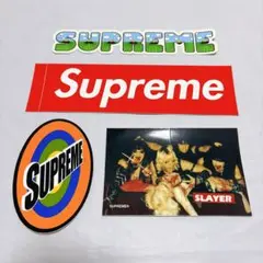SUPREMEロゴステッカー シール 4枚セット