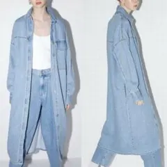 ZARA デニムロングジャケット