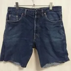 一点物　アメリカ古着　リーバイス501 カットオフ　デニム　ショートパンツ♪のサムネイル