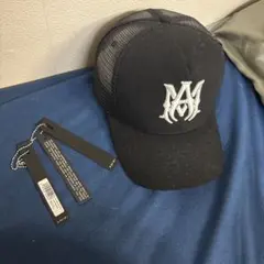 新品正規品 AMIRI MA LOGO トラッカーキャップ 刺繍ロゴ 代理店表記