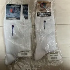 Champion ホワイトソックス 25〜27センチ　3足セット