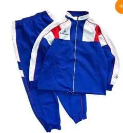 ☆未使用☆le coq　sport　QS-5519 ブルー ジャージジャケットO