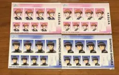 銀魂 3年Z組 銀八先生 証明写真館 ブロマイド 神楽＆新八