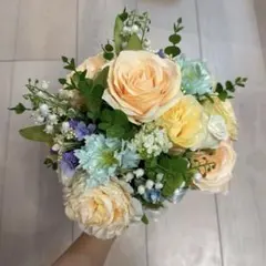 造花 ブーケ ブートニア セット