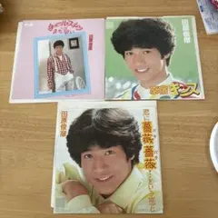 田原俊彦 シングルレコード3枚 トシちゃん - メルカリ