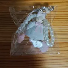 サンリオ ホワイトフリル シークレットストラップ マロンクリーム