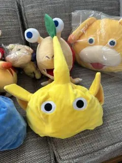 ピクミン 黄ピクミン 被り物 帽子　なりきり　タグあり