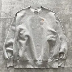 【USA製】90s Lee 表記2X 企業物 ロゴ刺繍 肉厚 スウェット