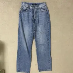 【alicia PAGE BOY】ライトブルー ストレートデニムパンツ