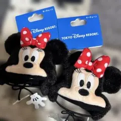 ディズニー　リゾート　ミニー　ファンキャップキーチェーン