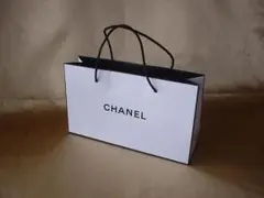 CHANEL シャネル ショップ袋 横長サイズ ホワイト