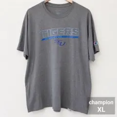 Champion SSU TIGERS カレッジTシャツ XL グレー 古着