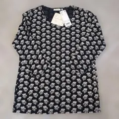 【新品未使用】CABBAGES & ROSESクルーネックT（七分袖）Lサイズ